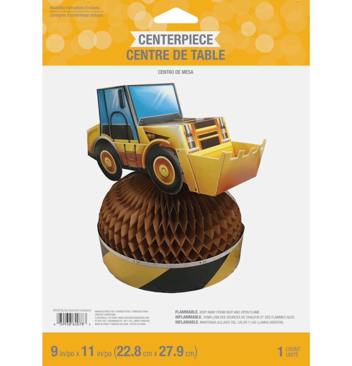 BIG DIG CONSTRUCTION CENTERPIECE