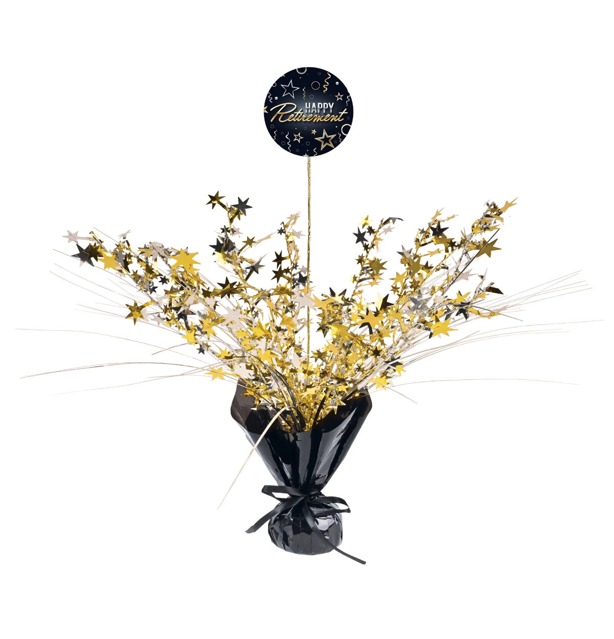 Happy Retirement Gleam 'N Spray Centerpiece