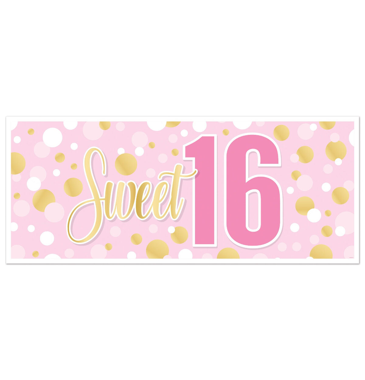 Sweet 16 Oversized Sign Birthday Banner