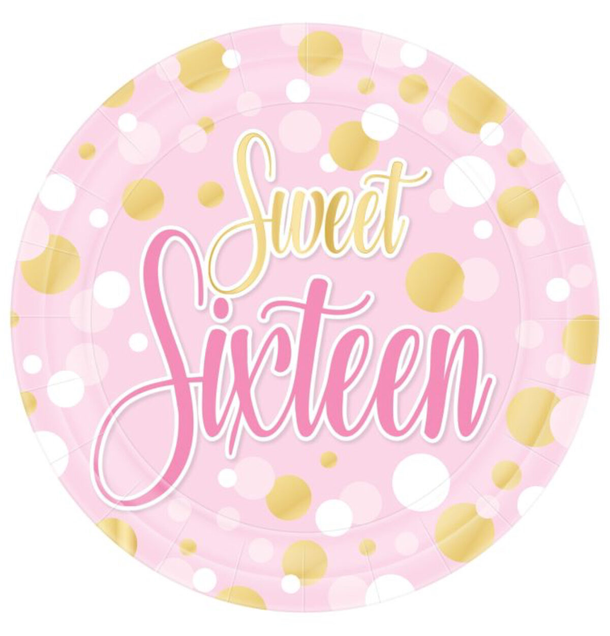 Sweet 16 Plates 8ct.