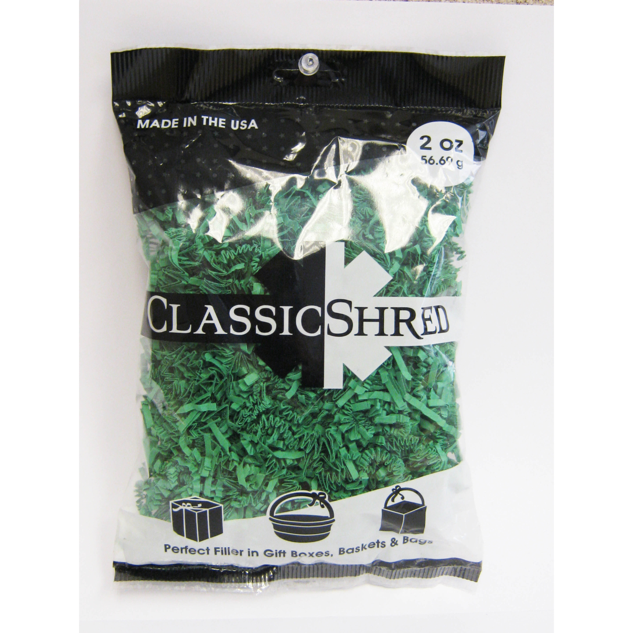 60999_1-2-1.jpg 2 oz Paper Shred - Green - Image 1