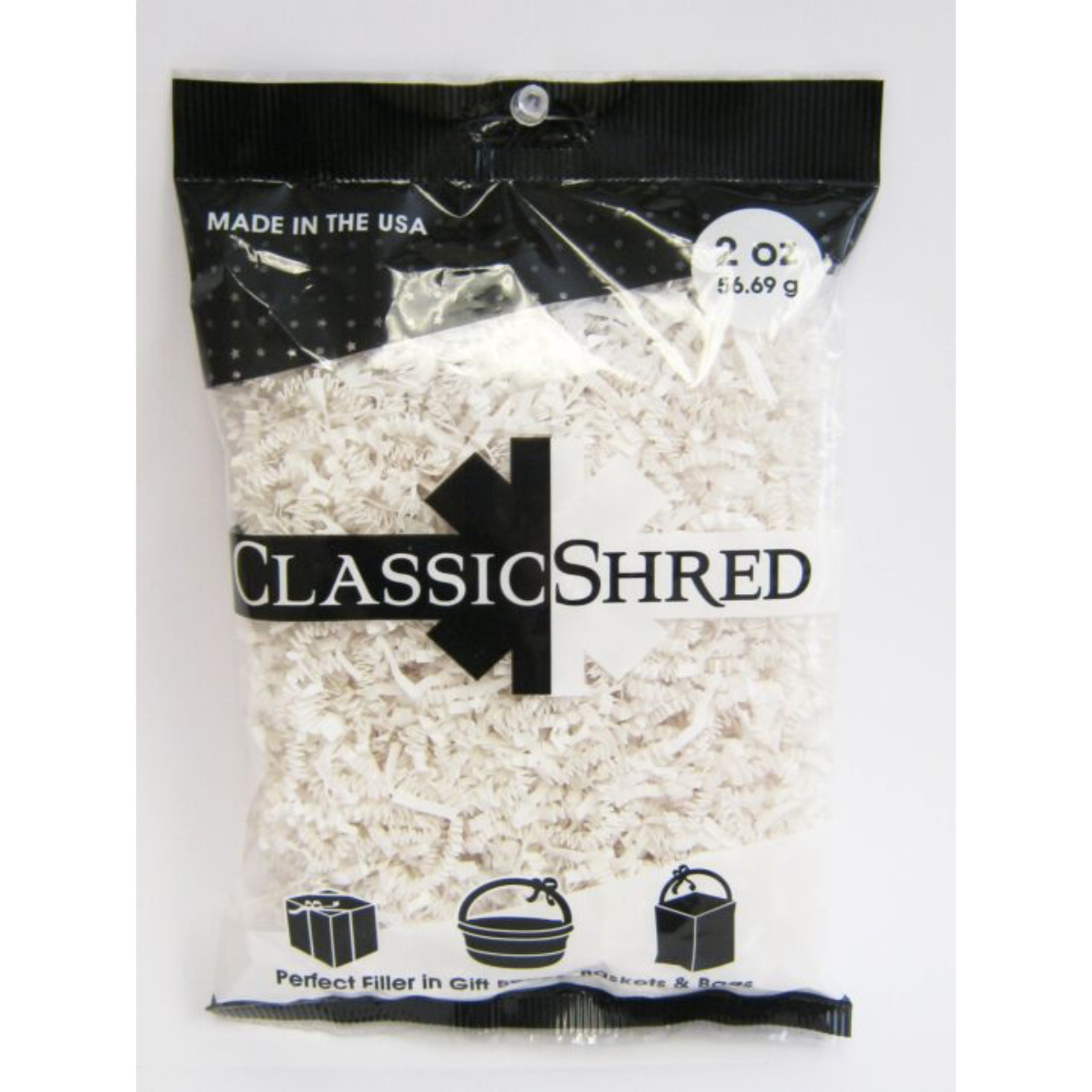 61009_1-2.jpg White 2oz. Paper Shred - Image 1