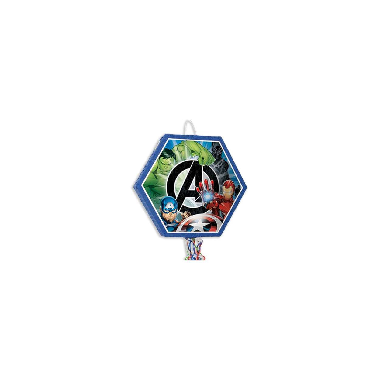 61dCDZyvIxL-jpg_BO30-255-255-255_UF750-750_SR1910-1000-0-C_QL100_-1.jpg Avengers Shaped Drum Pinata - Image 1