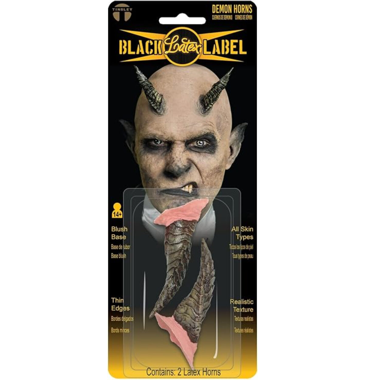 Tinsley Black Label Latex - XL Devil Horns