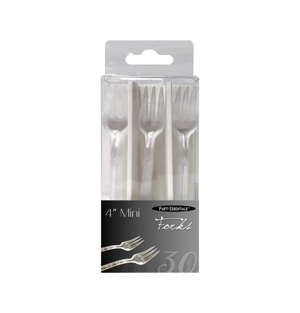 Clear Mini Forks