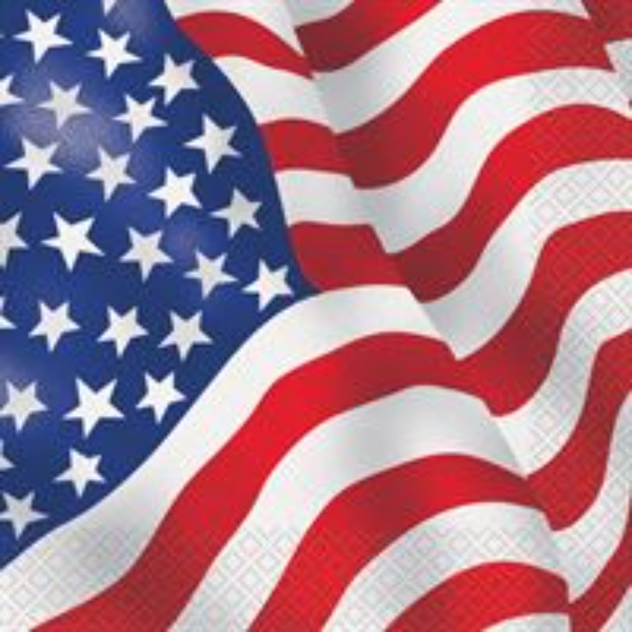 65916270_299_200x200-1.jpg USA Flag Beverage Napkins 16ct. - Image 1