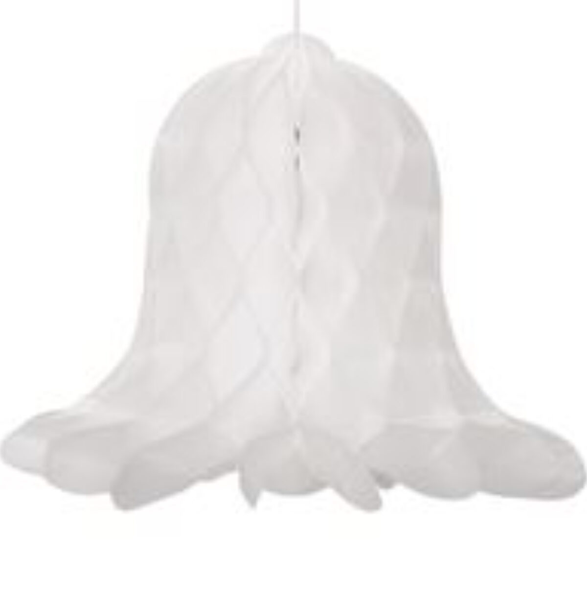 White Bells Honeycomb Decoration 9" 3ct.