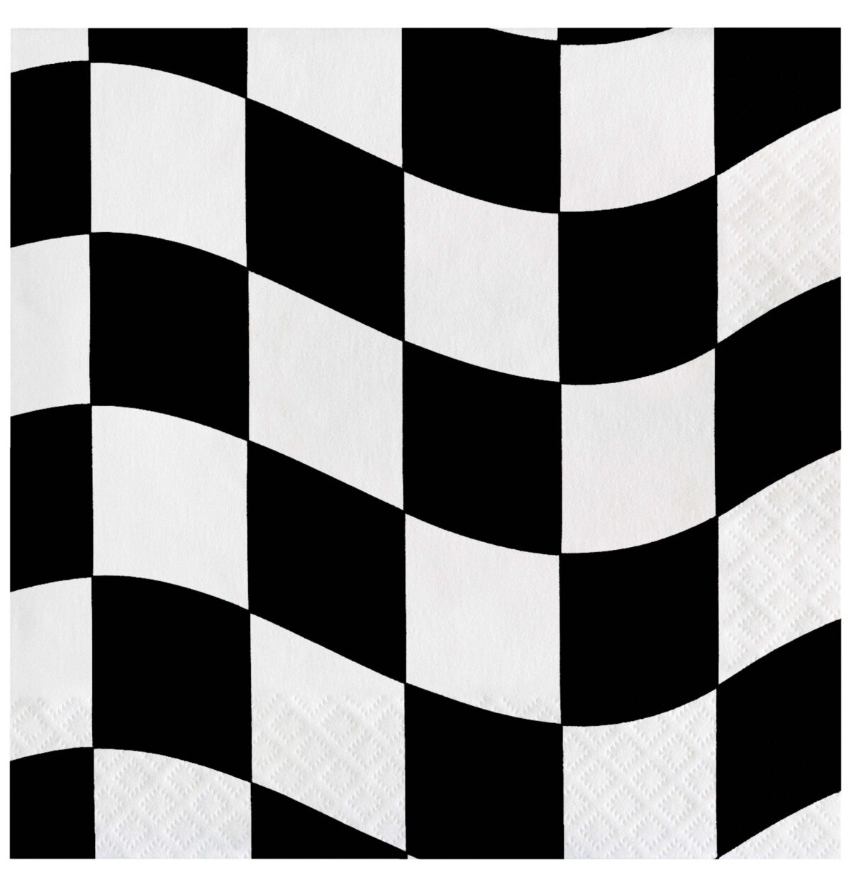 Black White Check Lunch Napkins 16ct.