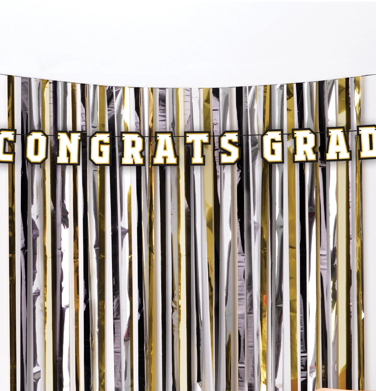 Congrats Grad Fringe Backdrop Set