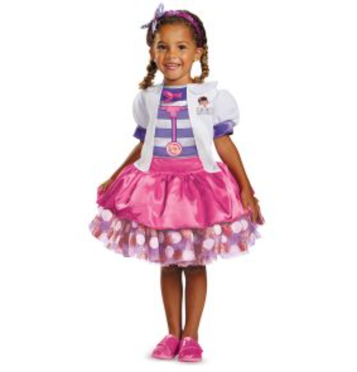 DOC MCSTUFFINS TUTU DELUXE CHILD COSTUME 3T - 4T
