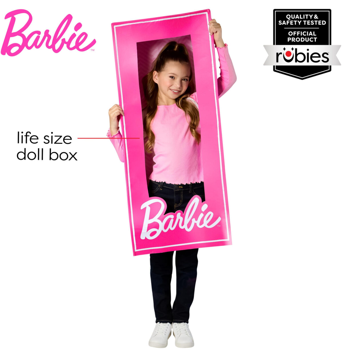 Barbie Life Size Doll Box Kids Costume