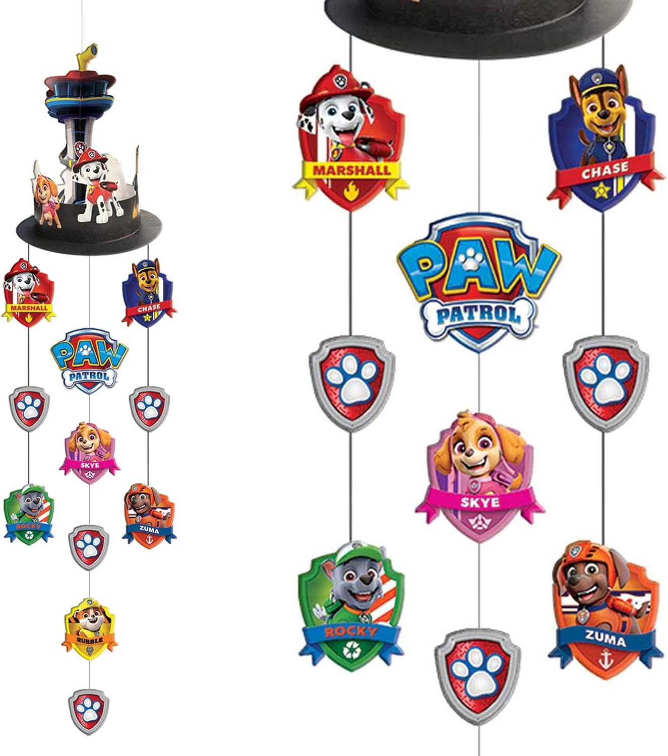71PA-lniBxL-_AC_SL1500_-1.jpg Paw Patrol Adventures 2-D Hanging String Decoration - Image 1
