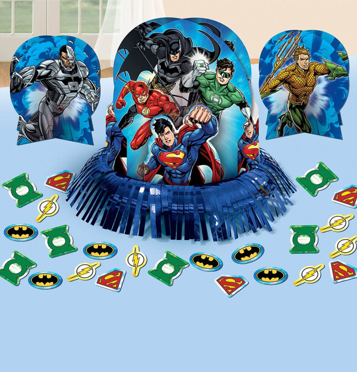 Justice League Table Deco Kit