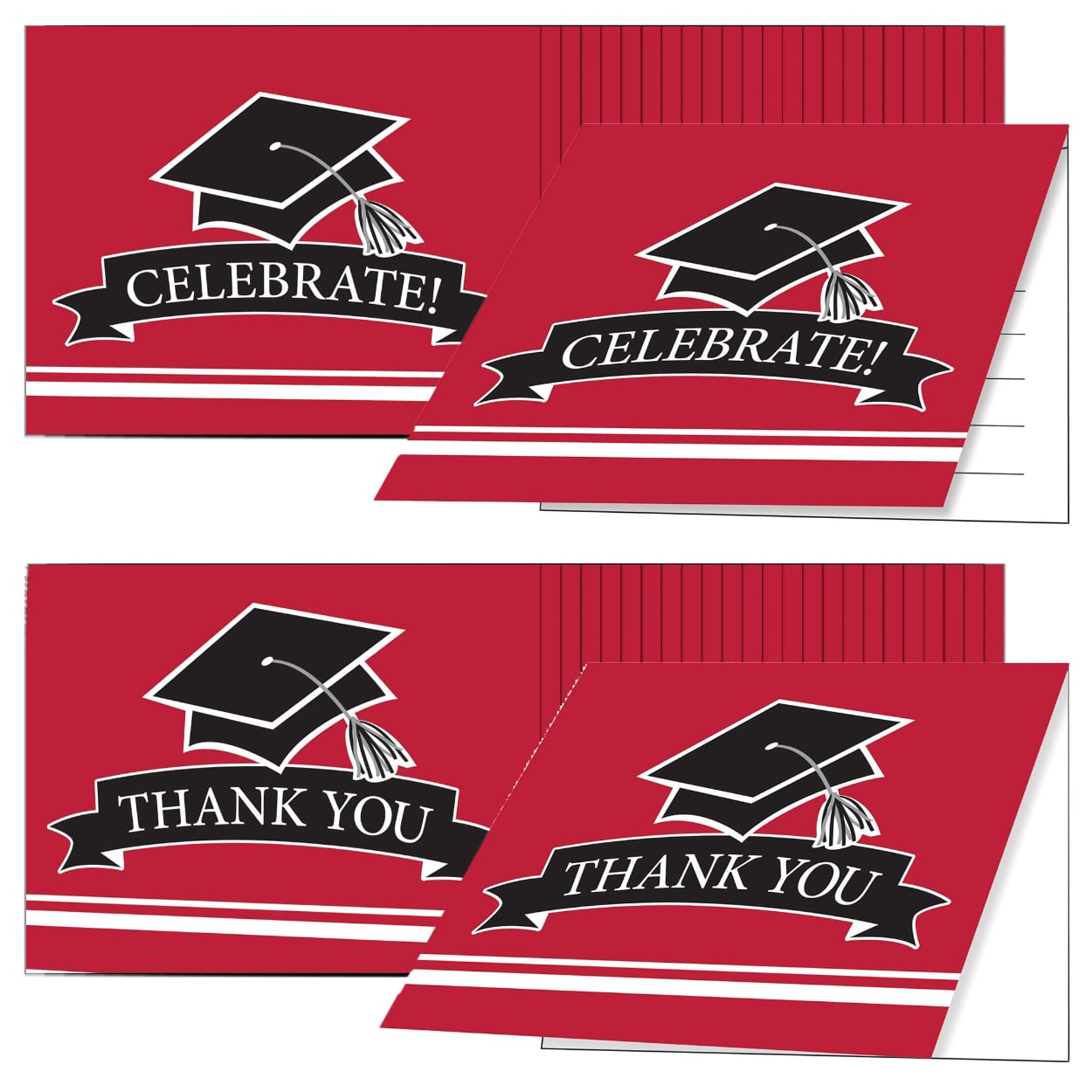 71e-9pKd2iL.jpg Classic Red School Spirit Invitations 25/pk - Image 1
