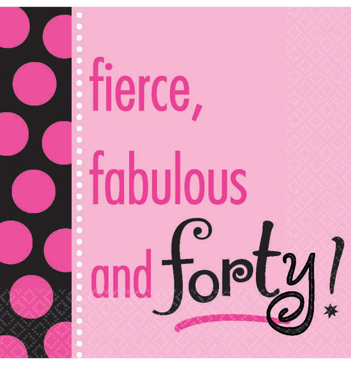 Another Year of Fabulous 40th Birthday Beverage Napkin 16ct