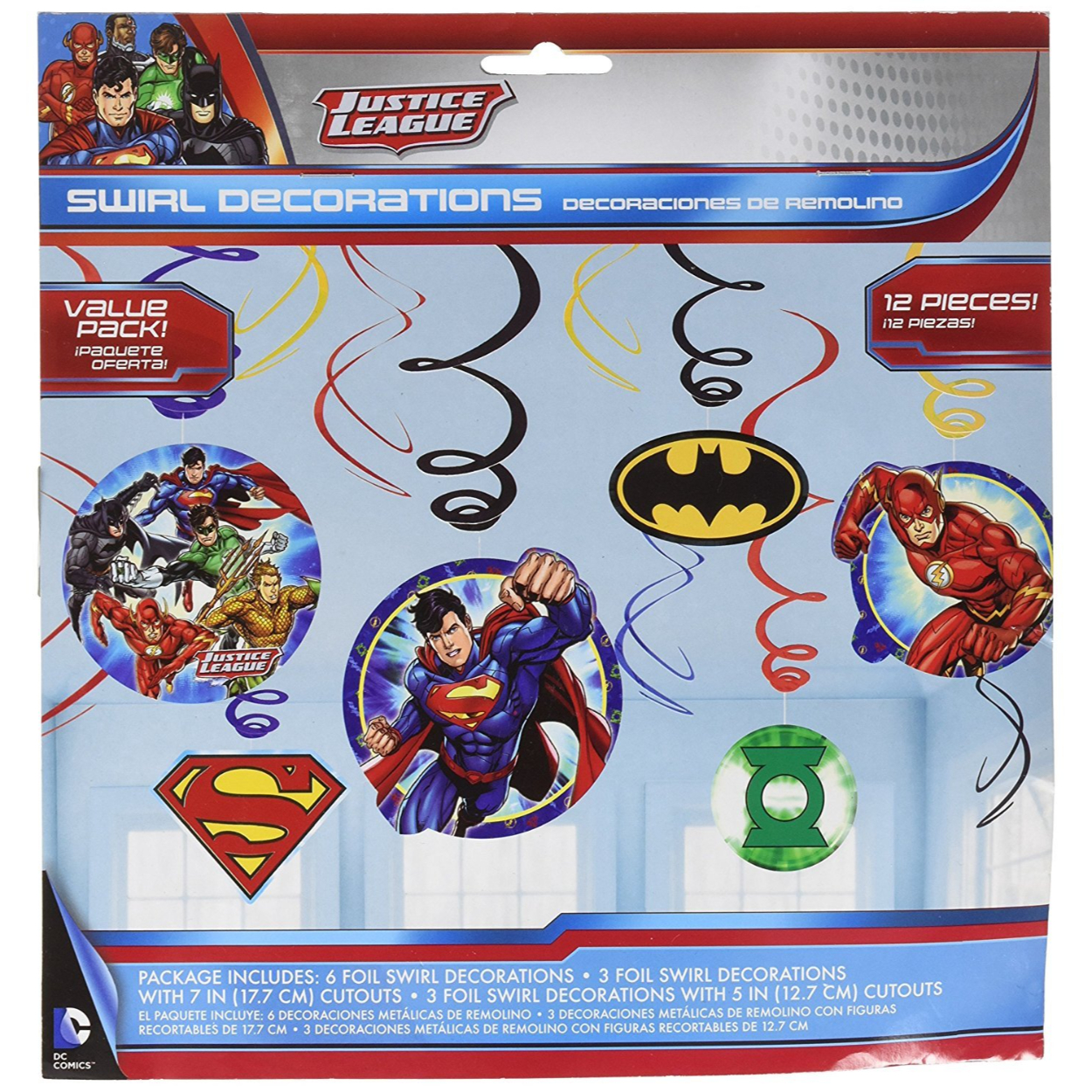 81Hvd5iQt4L-1.jpg Justice League Swirl Deco - Image 1