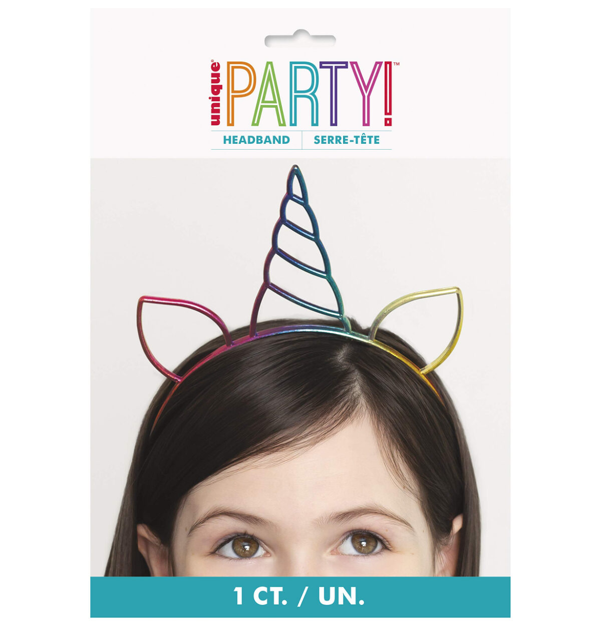 Rainbow Unicorn Party Headband 1ct.