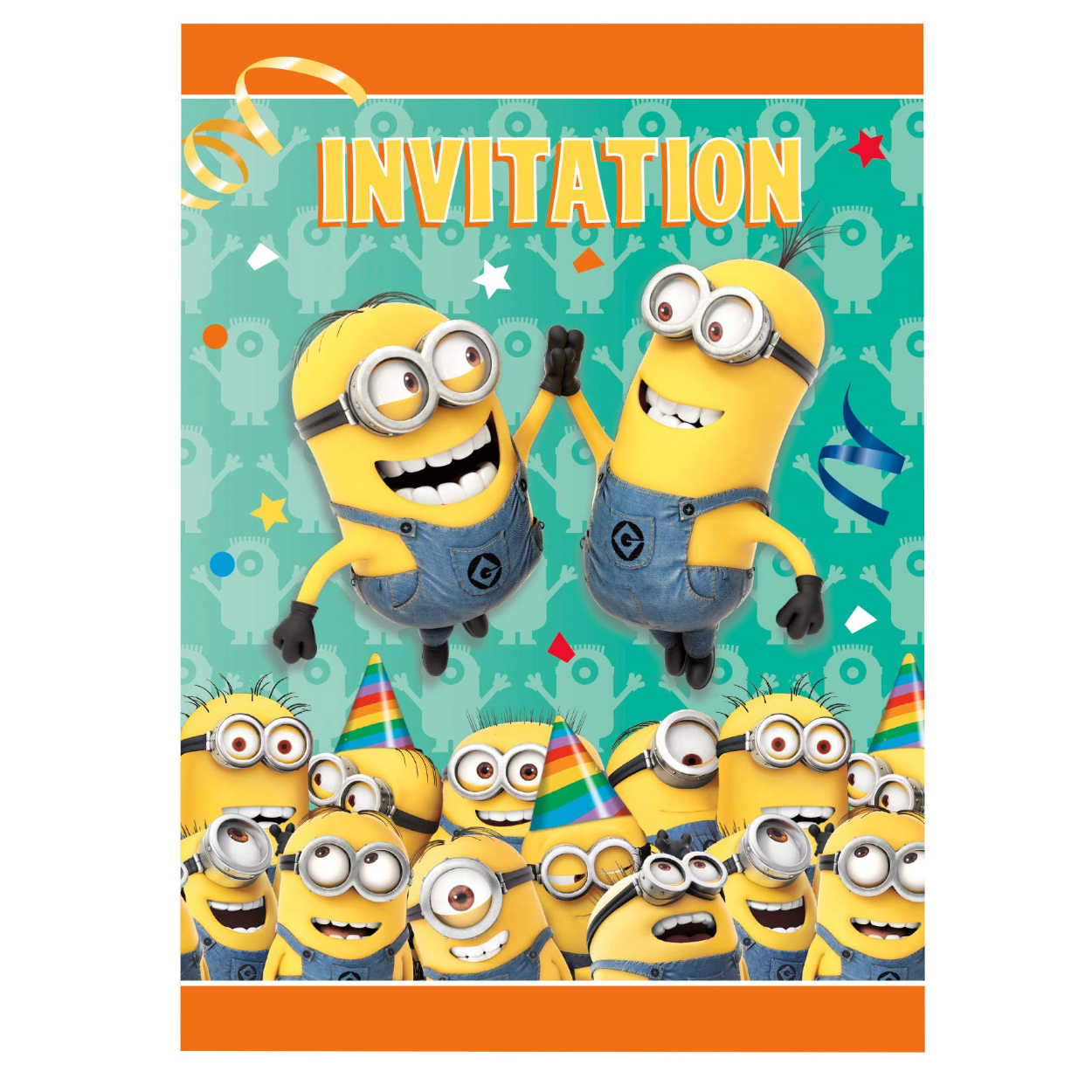 81iuJMBnW5L-1-1.jpg Despicable Me Invites 8ct - Image 1