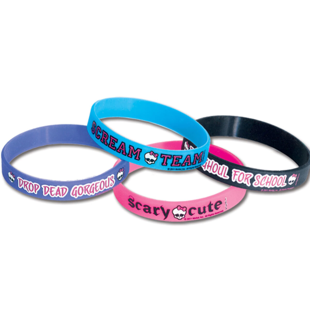 Monster Hight Rubber Bracelet Favor