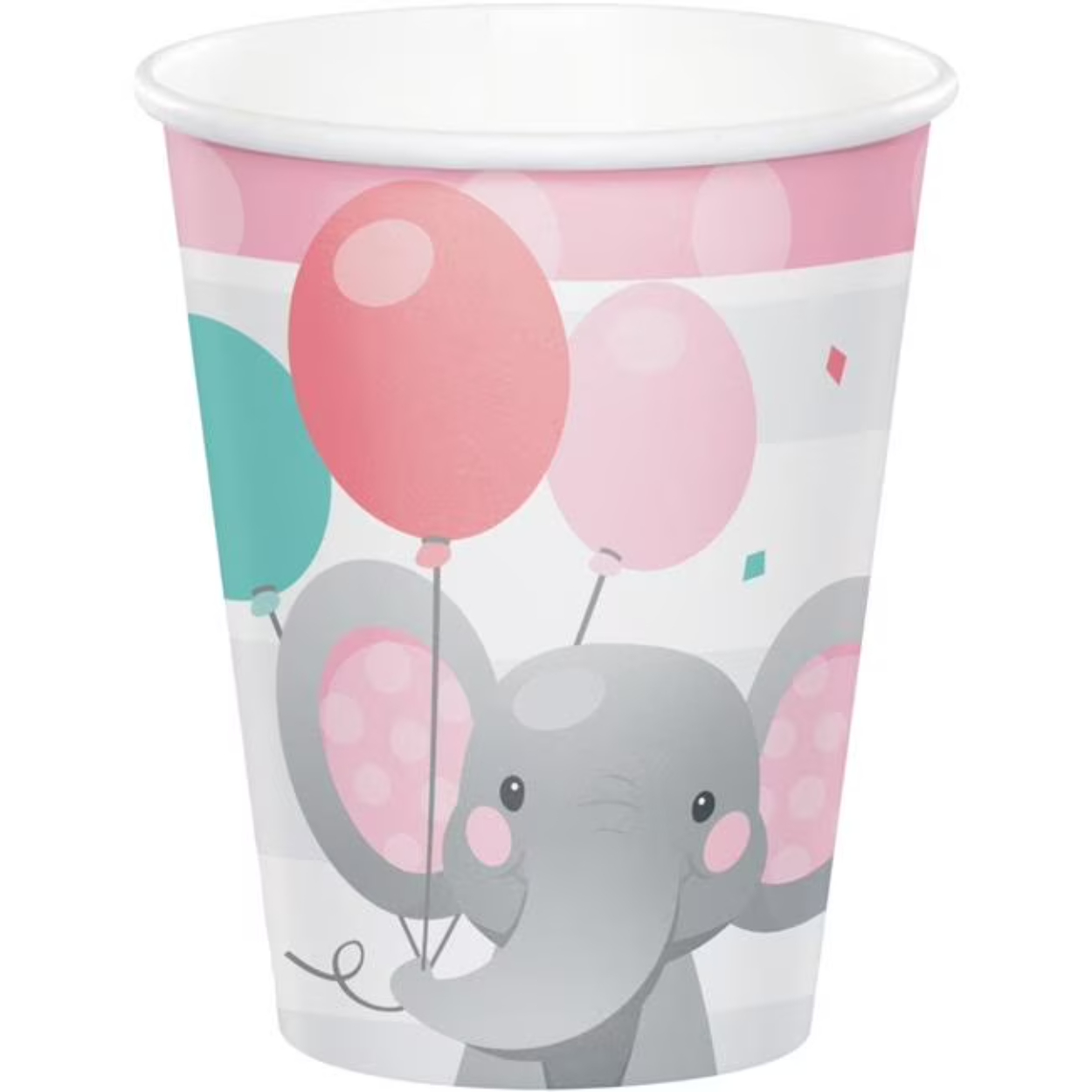 9-oz-Enchanting-Elephants-Girl-Cups-96-Count_b12e8a40-00fb-4e17-b4ef-353607df5330-e220f5b42e24f3a378.jpg Enchanting Elephant Girl 9oz. Cups 8ct. - Image 1