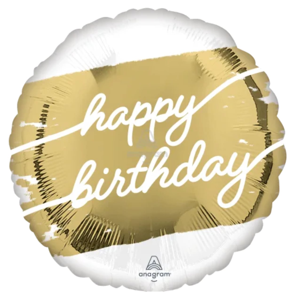 A4-5349.jpg 17" Golden Birthday Balloon Pkg. #94 - Image 1