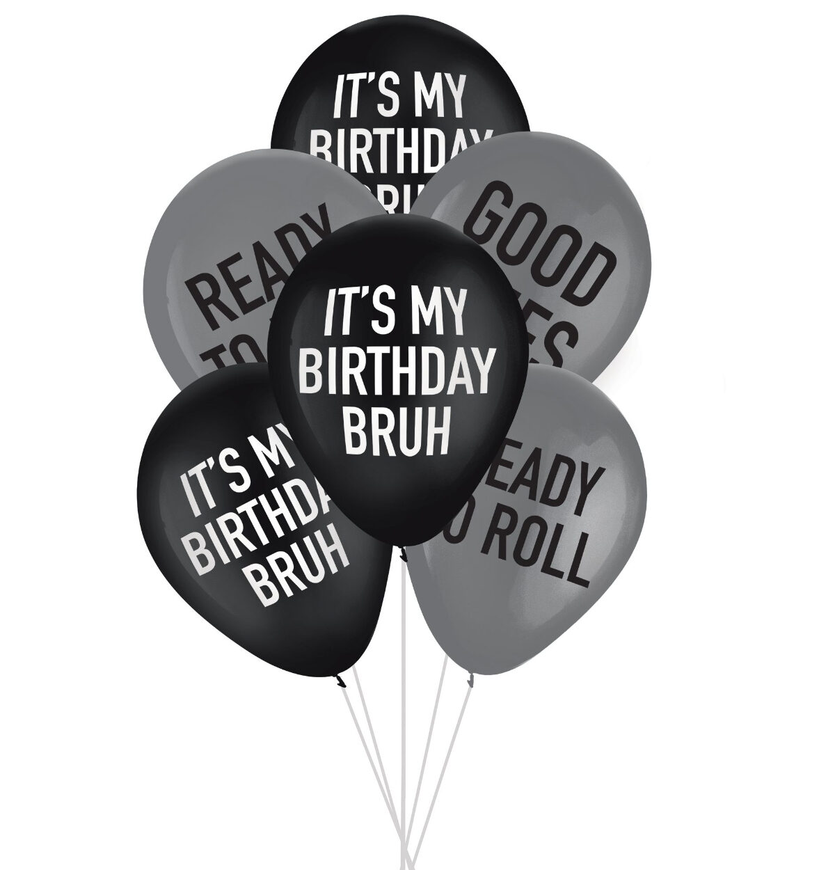 It's My Birthday Bruh Latex Balloons