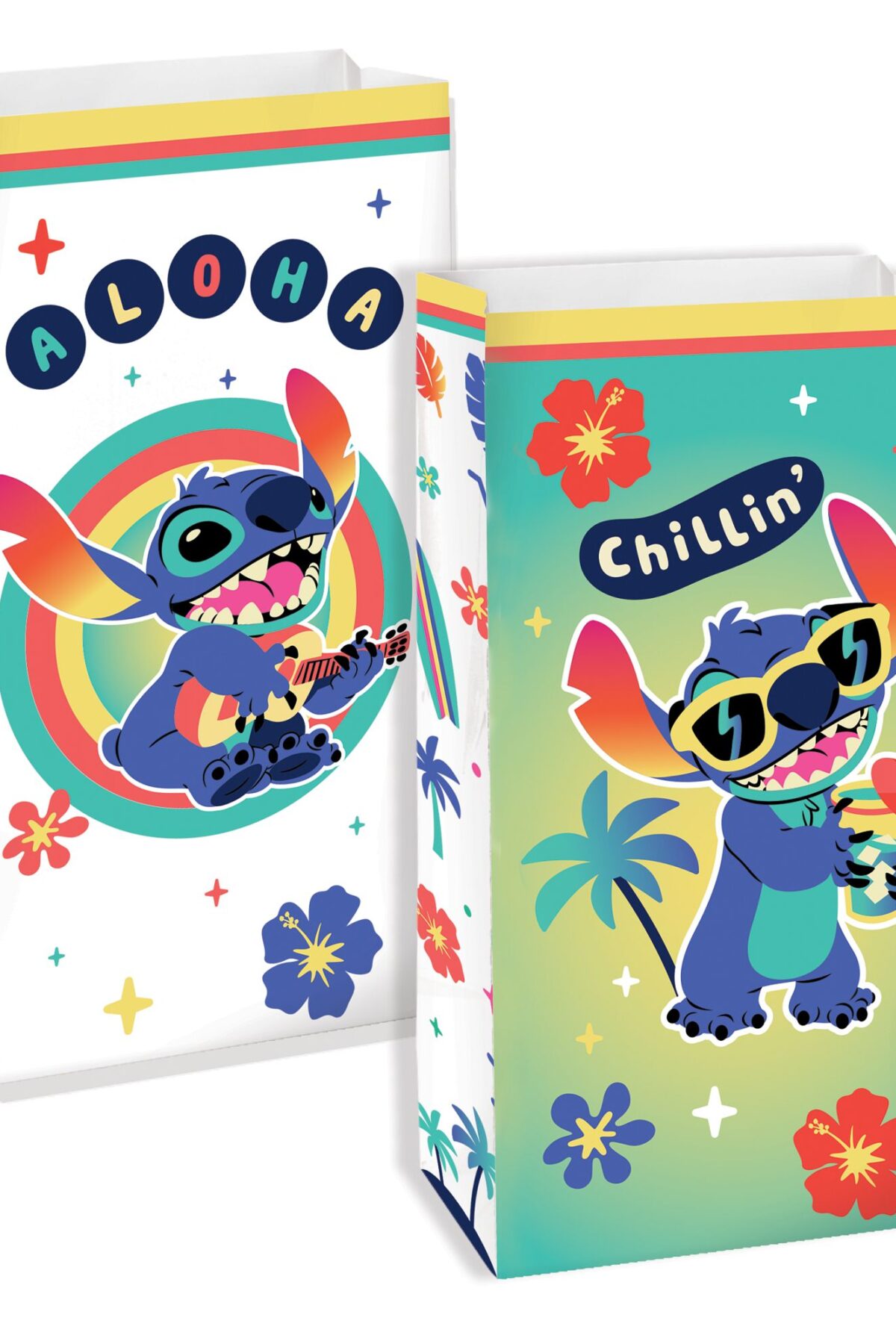 Stitch Printed Paper Kraft Bags