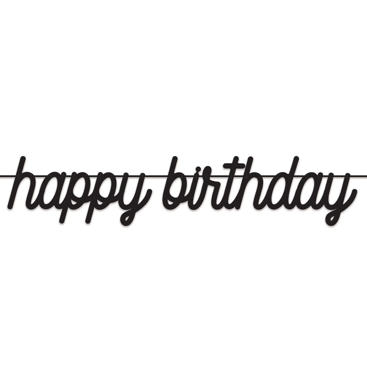 Birthday Chic Birthday Letter Banner