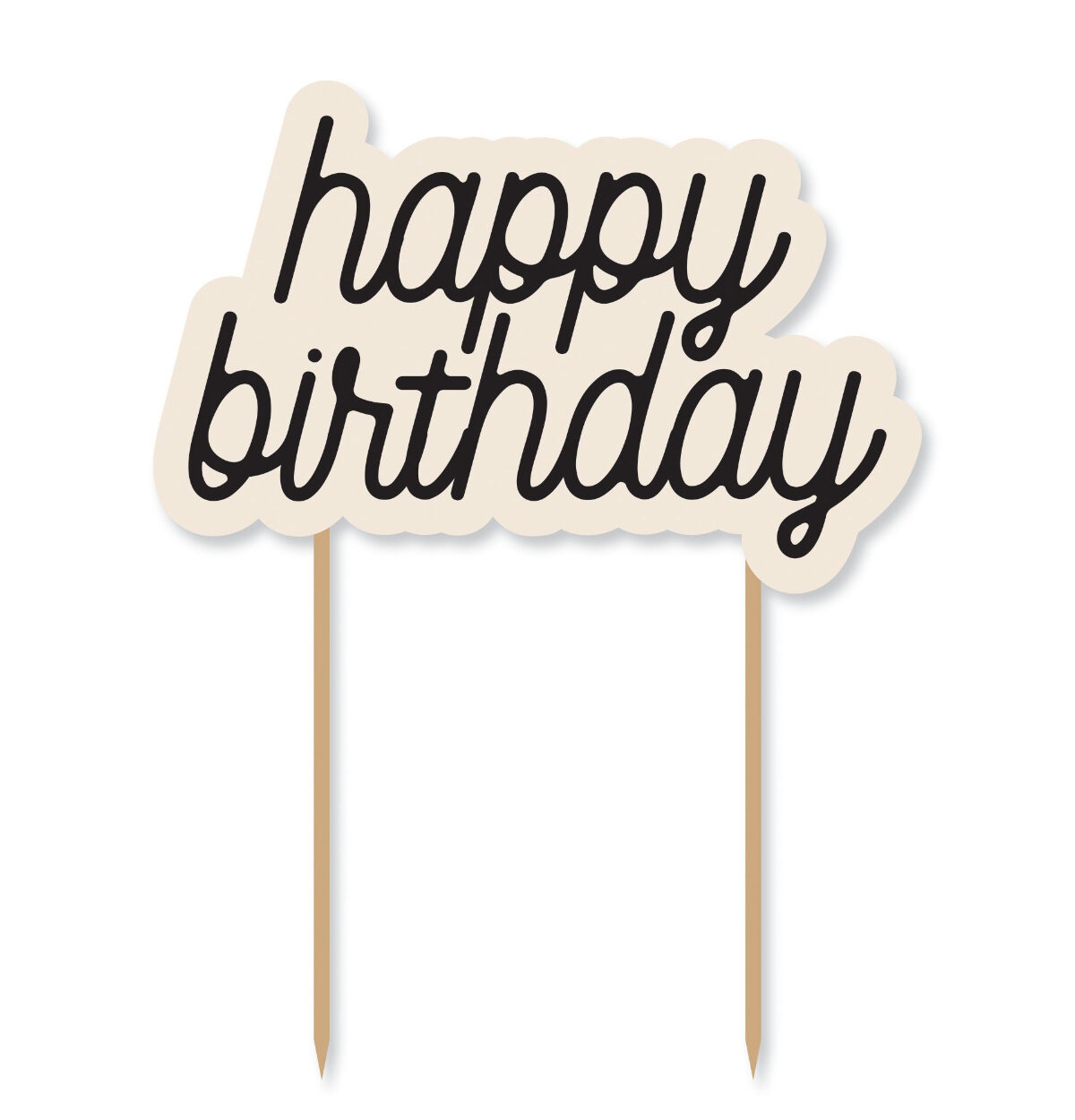 Birthday Chic Birthday Cake Topper