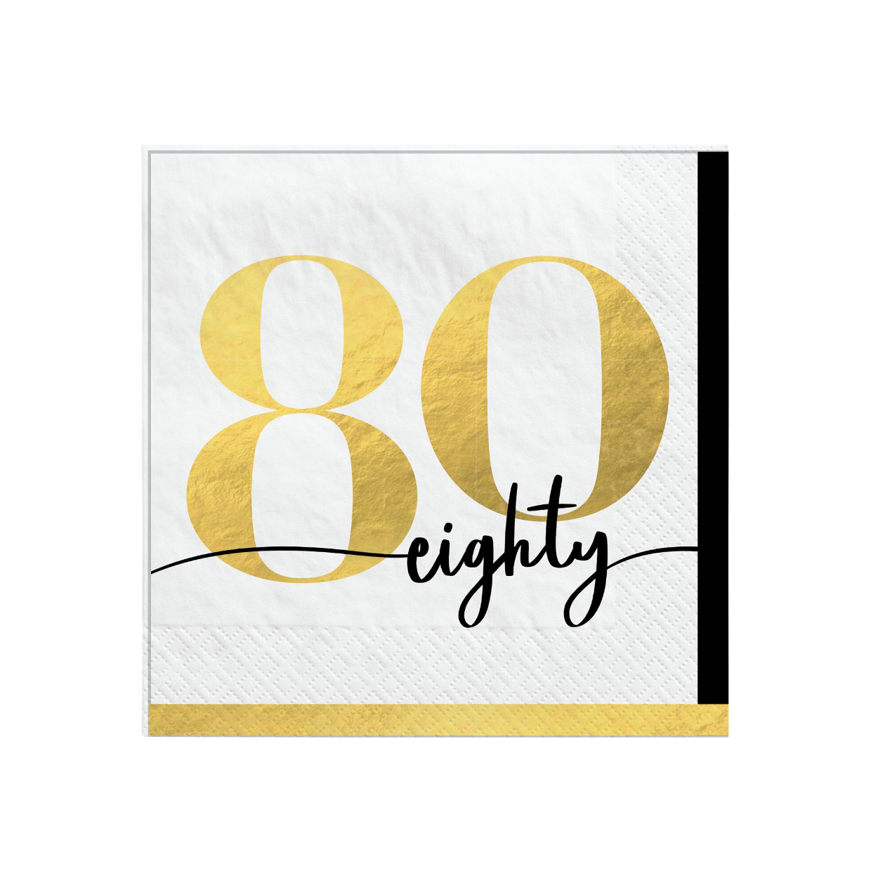AM50050020-80th-_birthday-of-the-ages-BNpsd-2-2-1.jpg Party of The Ages Beverage Napkins - 80 - Image 1