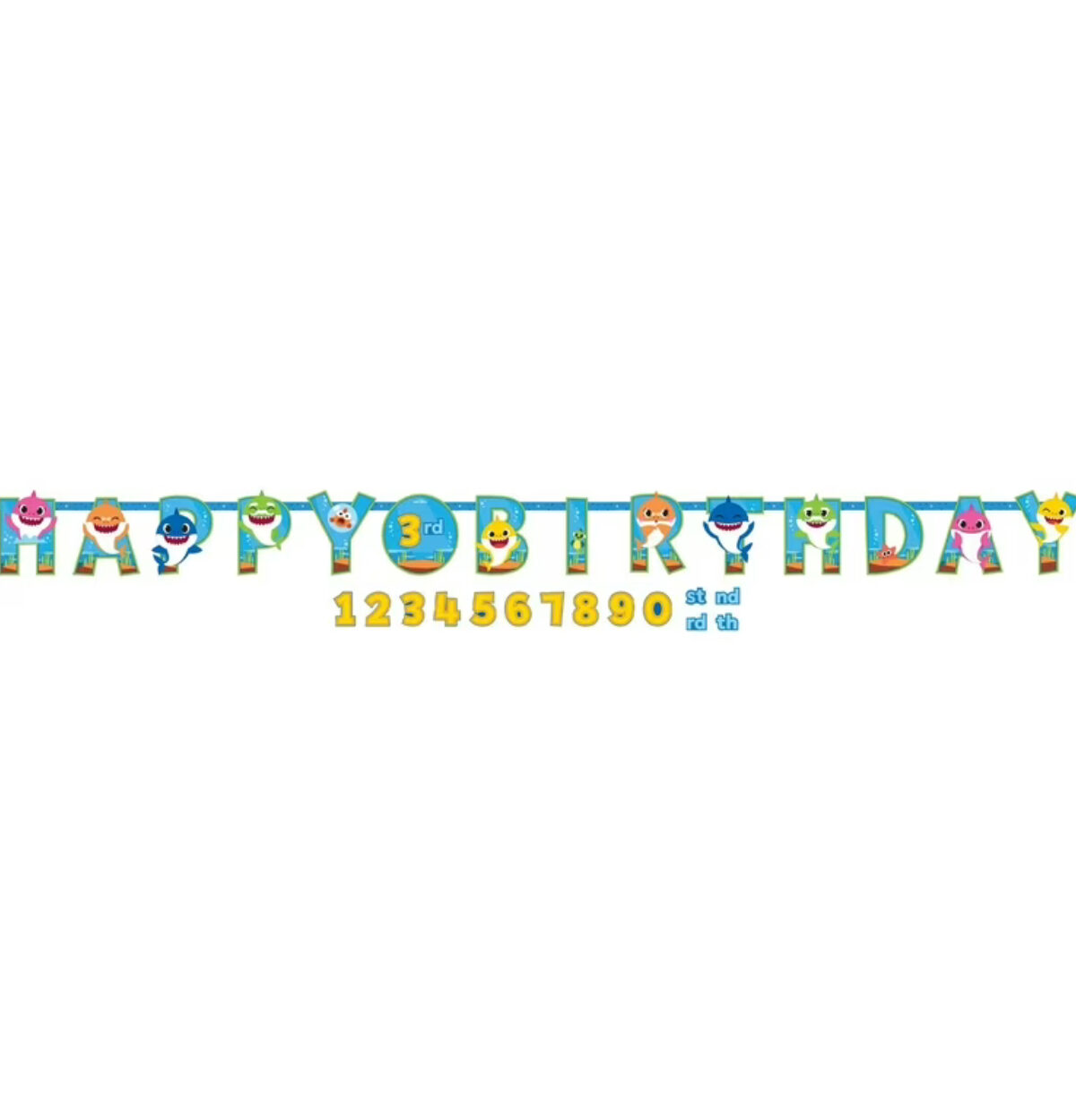 Baby Shark Banner Kit Add-an-Age