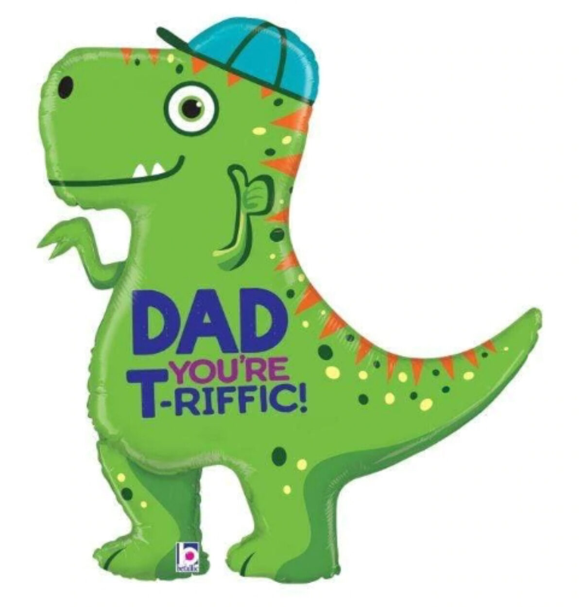35" T REX DAD BALLOON SHAPE