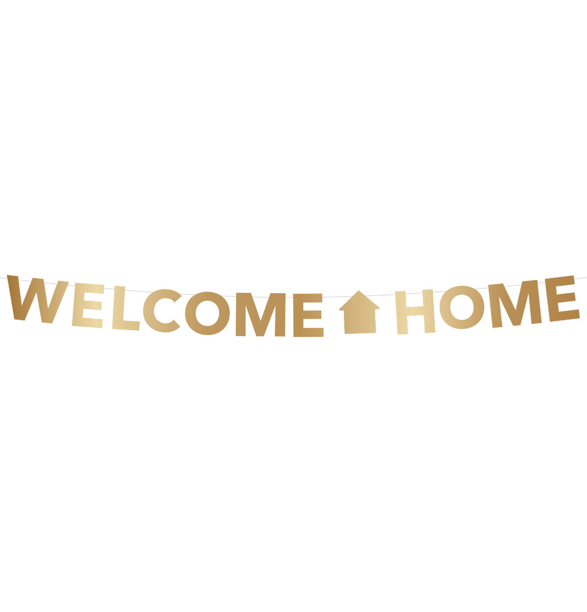 Welcome Home Banner - Gold