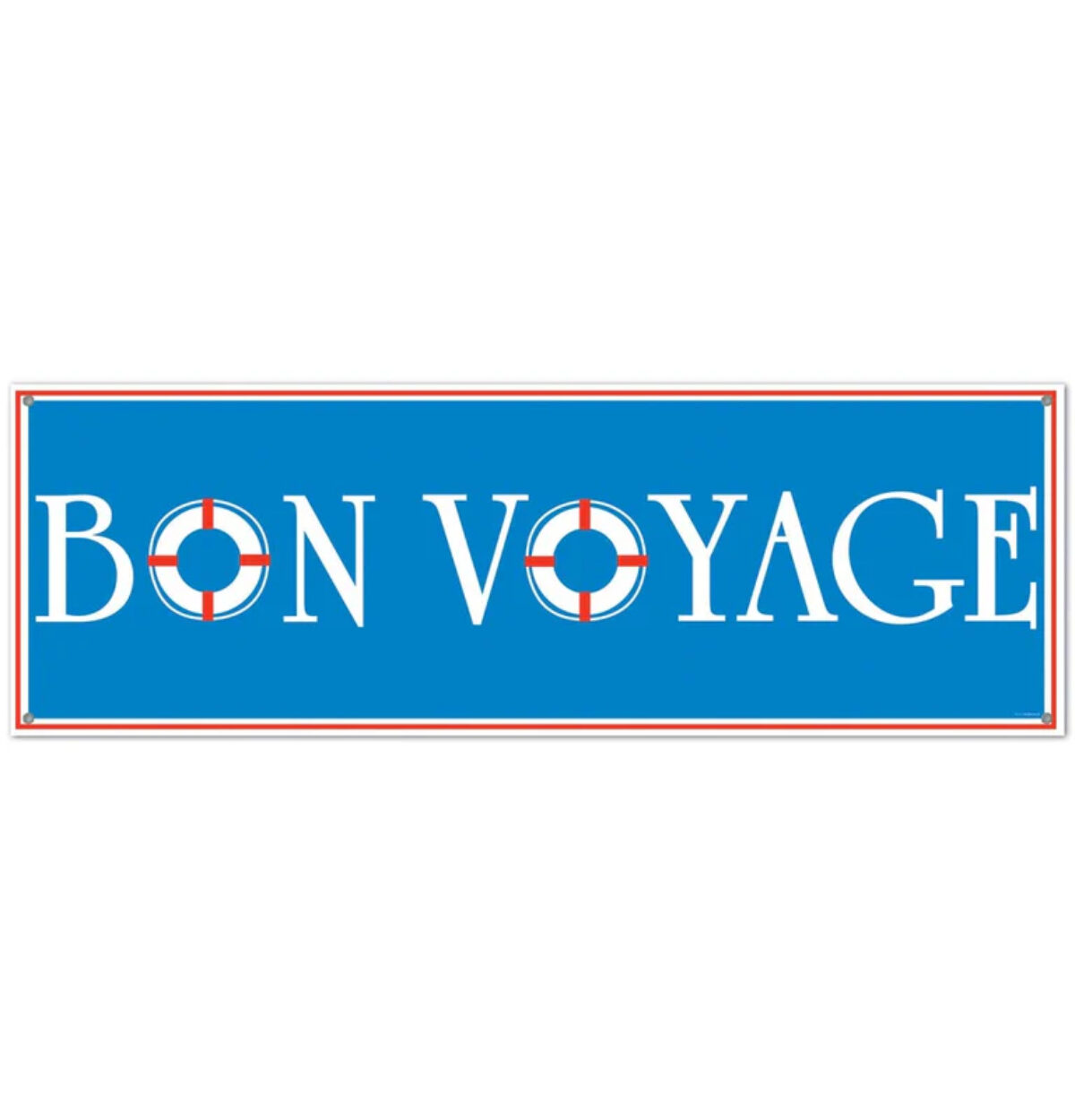 Bon Voyage Sign Banner