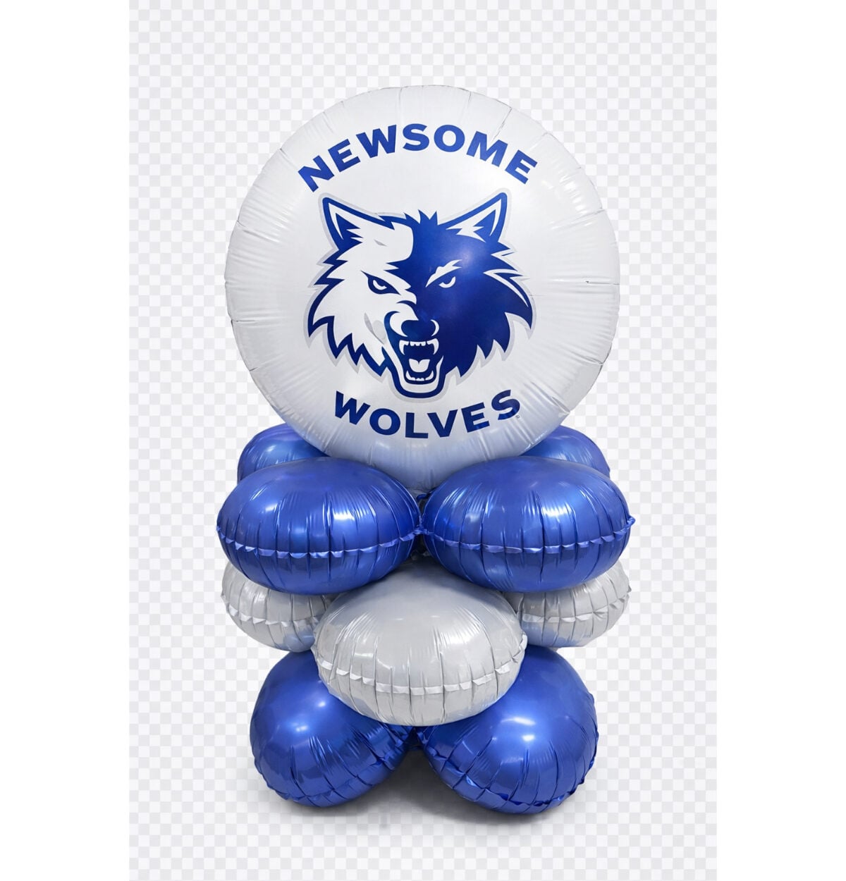 Newsome High School Mylar Centerpiece