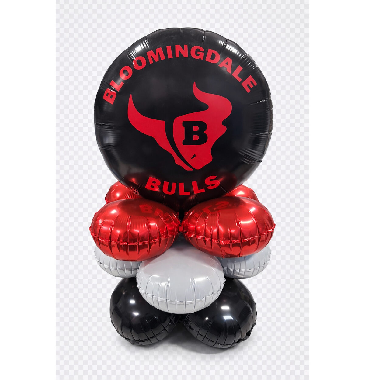 Bloomingdale High School Mylar Centerpiece