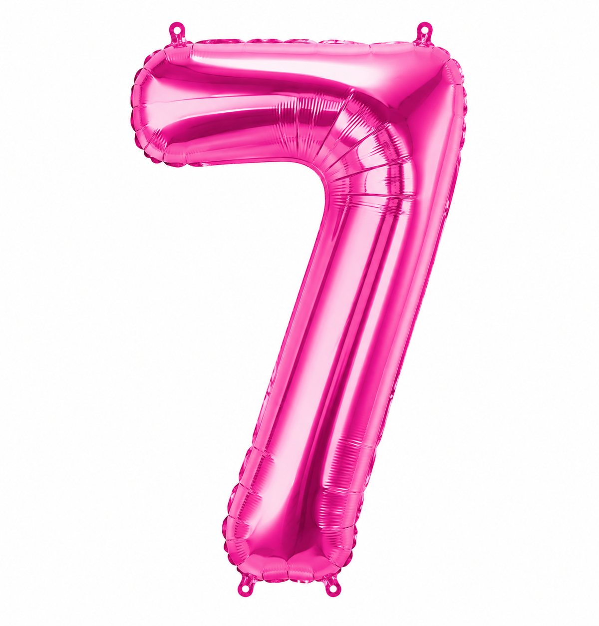 34" Hot Pink Number 7 Foil Balloon