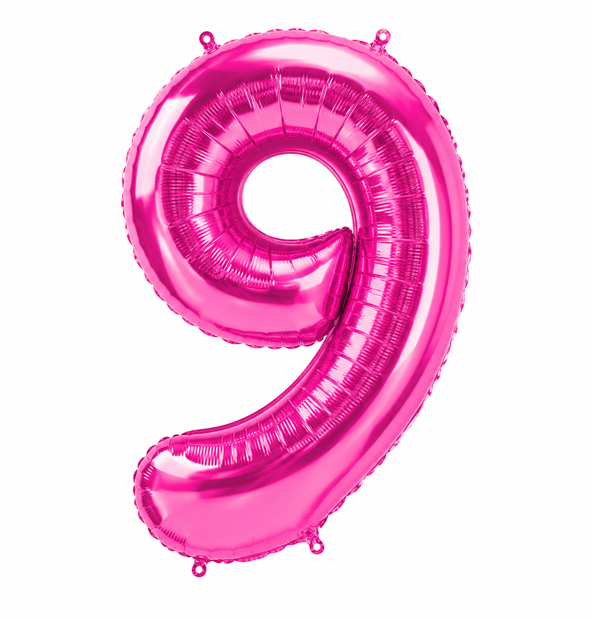 34" Hot Pink Number 9 Foil Balloon