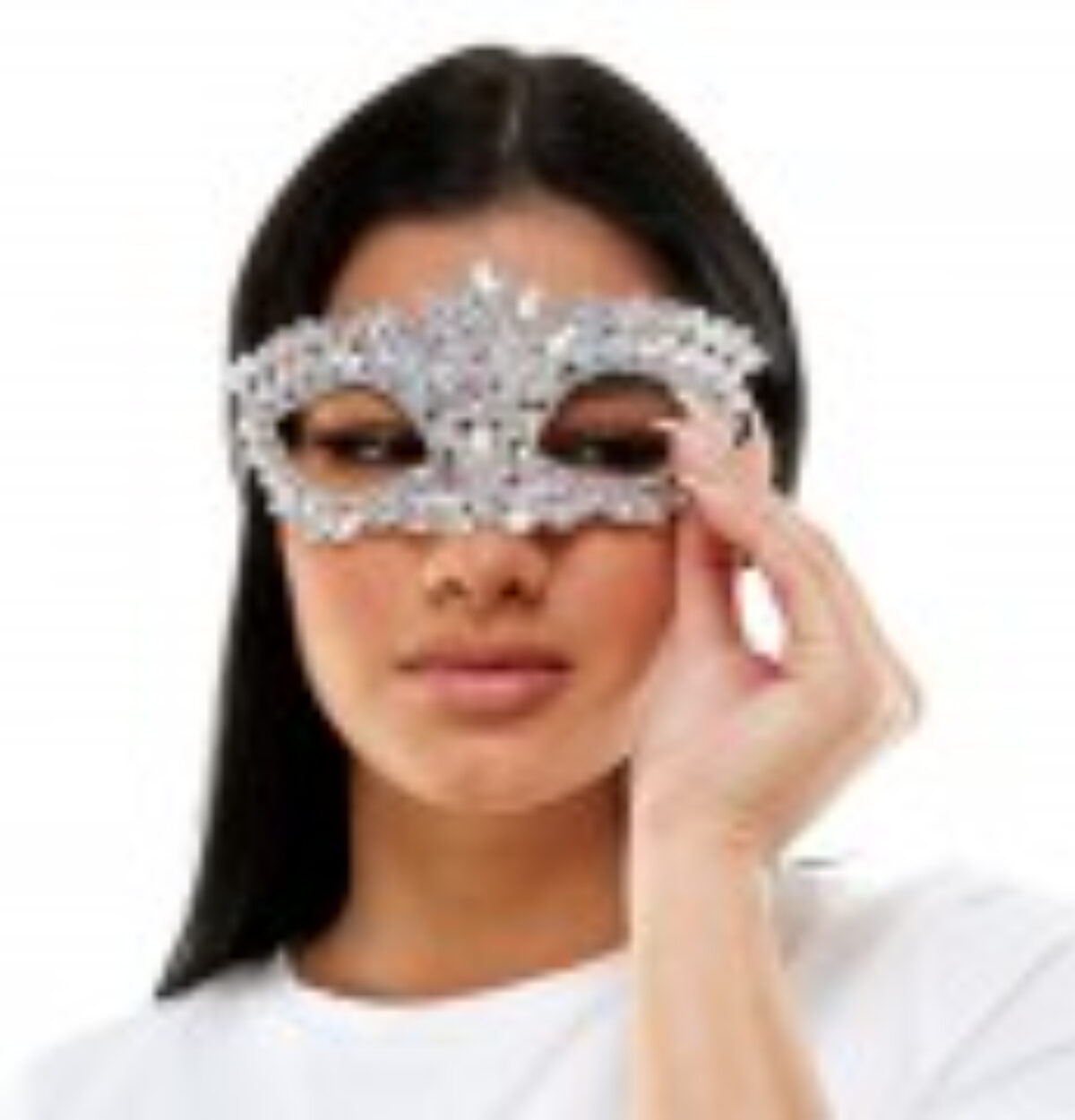 ELEGANT CRYSTAL MASK - OS
