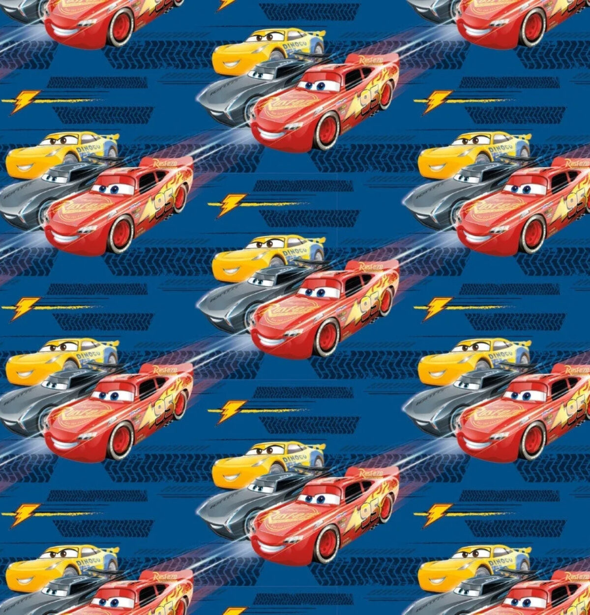 Disney Cars 3 Movie Gift Wrap 30" x 5 ft