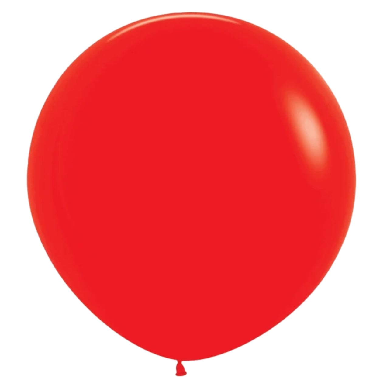 FashionRedRound-png.jpg 36" Fashion Red Latex Balloons 2/pk - Image 1