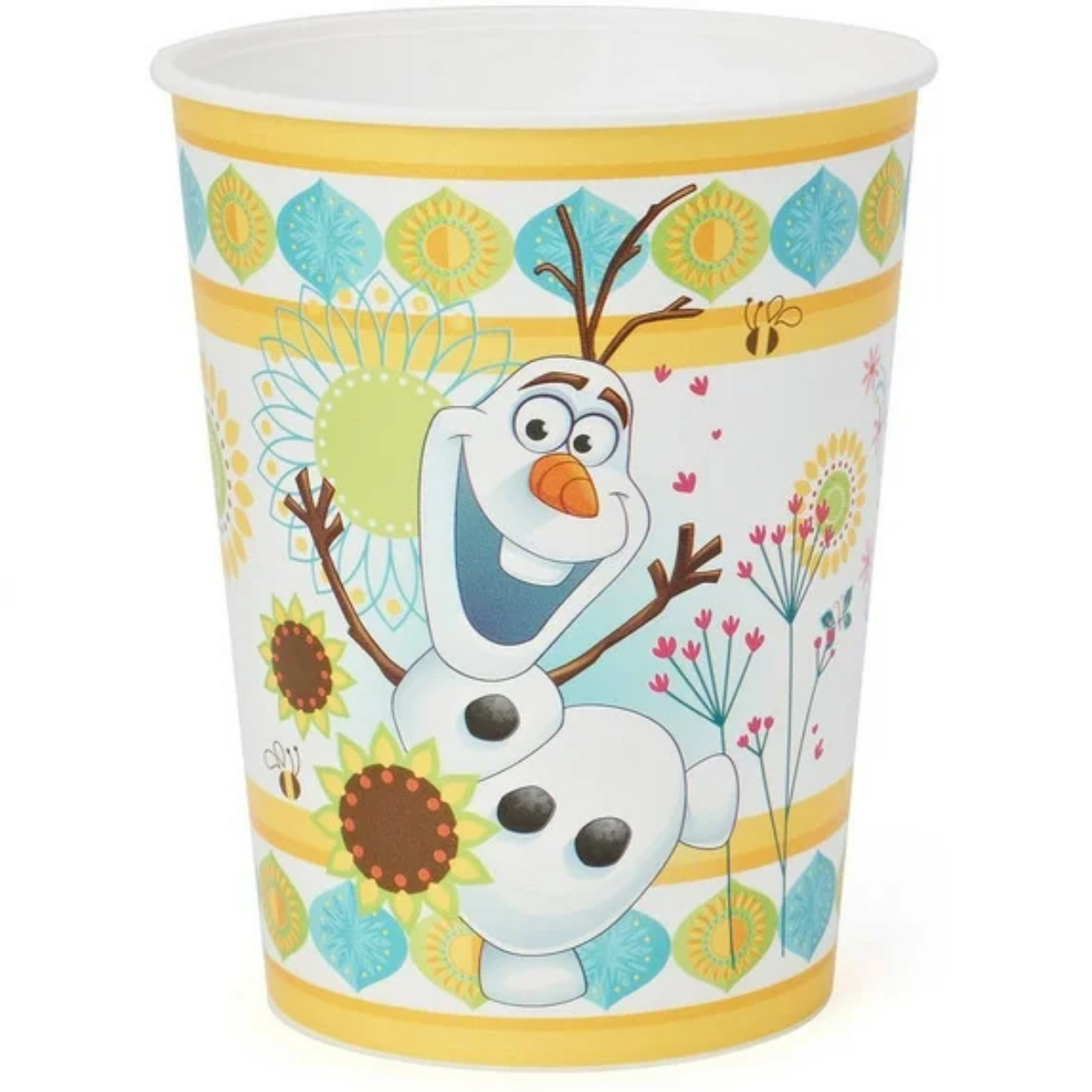 Frozen-Fever-Plastic-Party-Cup-16-oz_b76e6de0-8138-436d-b008-c6c9b823b474-3414bb04e54e4b23af60ce92da-1.jpg Frozen Olaf Favor Cup - Image 1