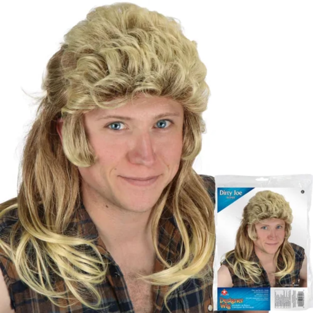 GP-22169.jpg DIRTY JOE BLONDE MULLET WIG - Image 1