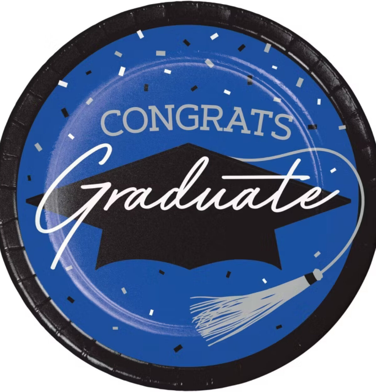 SCHOOL SPIRIT COBALT PLATE 9IN 18CT.