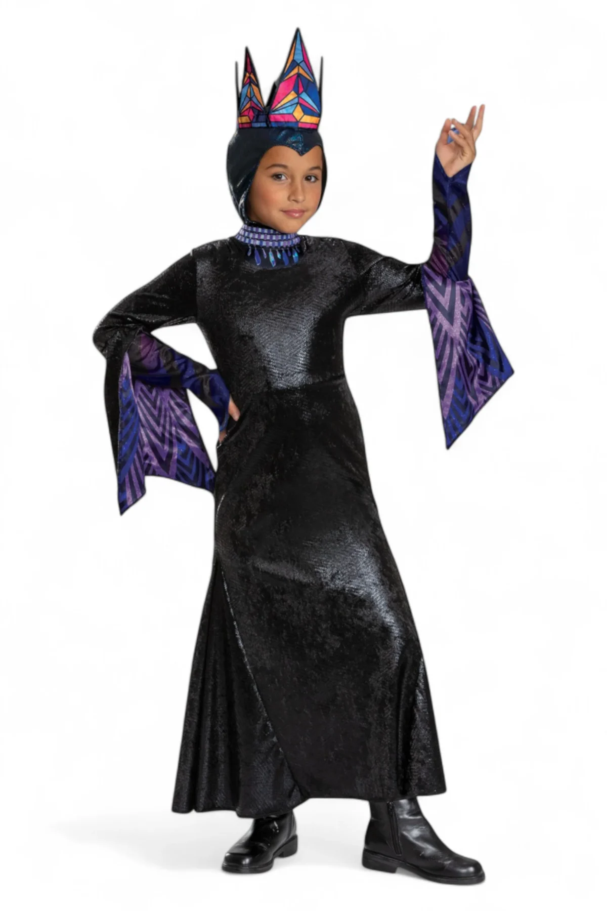 EVIL QUEEN LIVE ACTION DELUXE CHILD COSTUME L 10 TO 12
