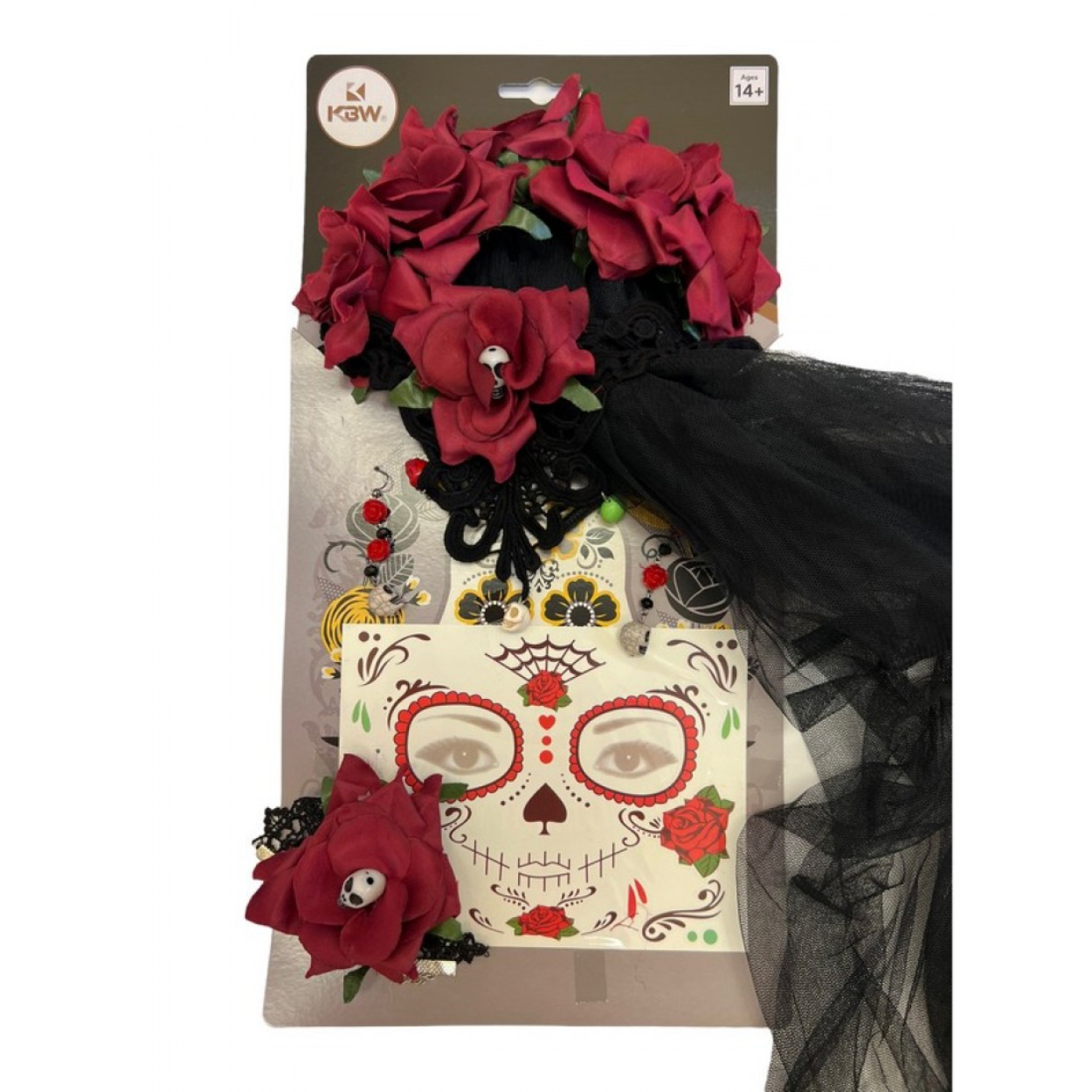 Kit063-1100x1100h-2.jpg RED ROSE DAY OF THE DEAD ACCESSORY KIT - OS - Image 1