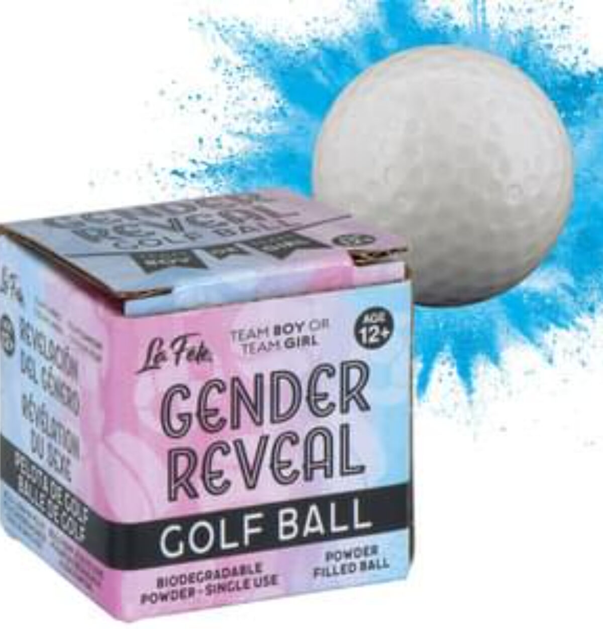 GENDER REVEAL GOLF BALLS