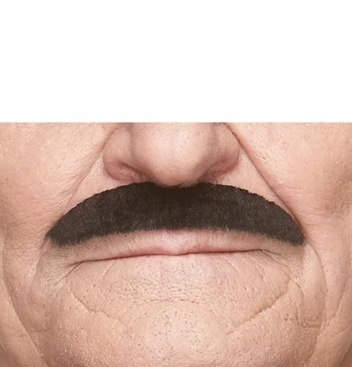 SHERIFF FAKE MUSTACHE BLACK