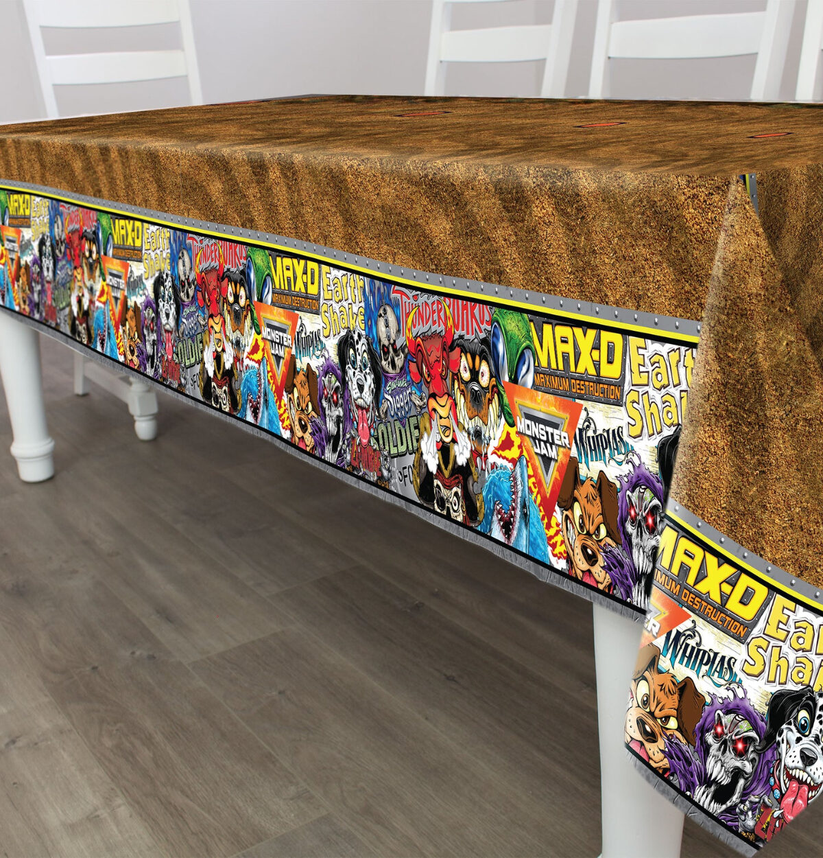 Monster Jam Plastic Table Cover 1 PC