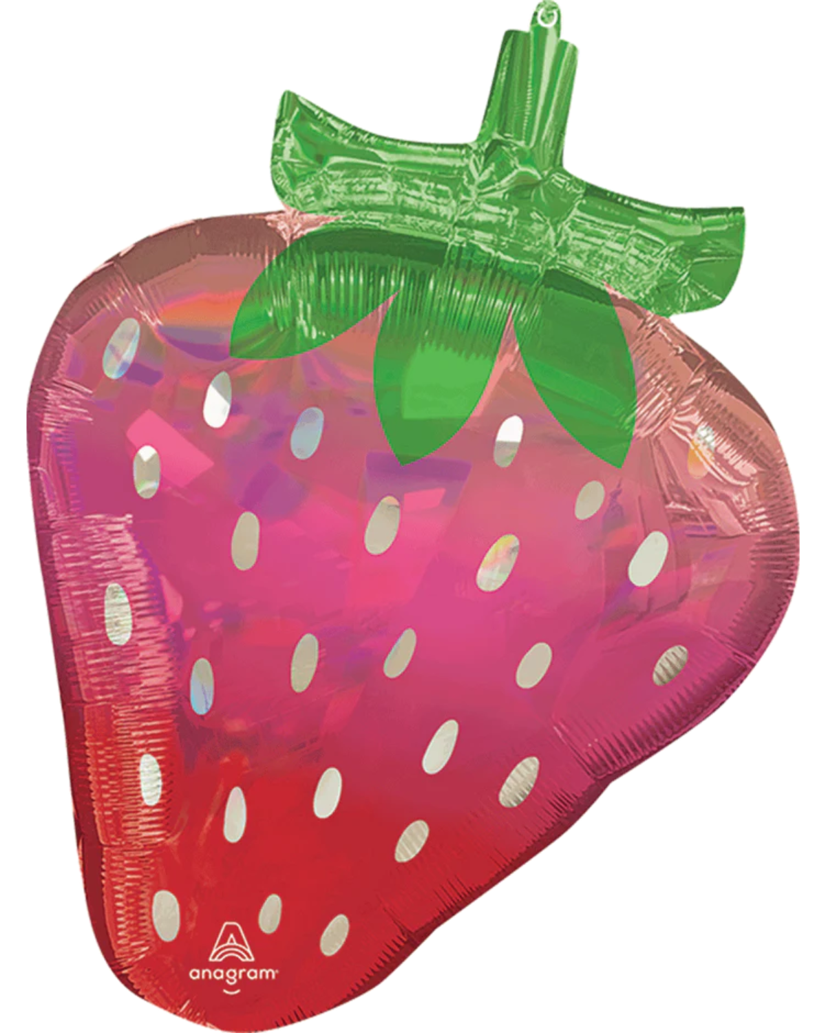27" Iridescent Strawberry Balloon PKG